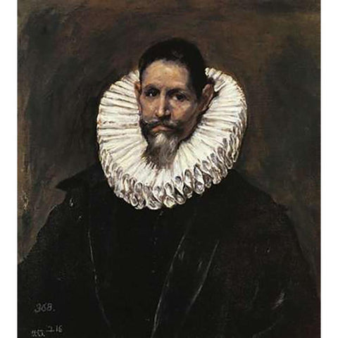 Jeronimo De Cevallos Black Modern Wood Framed Art Print by Greco, El