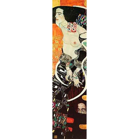 Judith II 1909 Black Modern Wood Framed Art Print by Klimt, Gustav