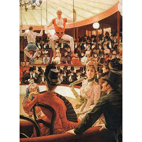 Sporting Women White Modern Wood Framed Art Print by Tissot, James