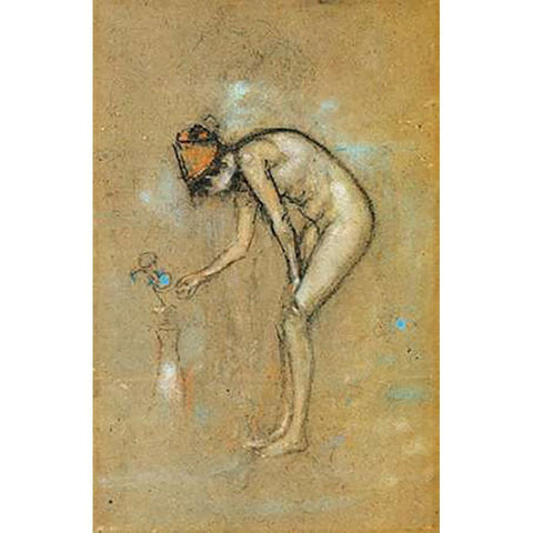 A Violet Note 1885 Black Modern Wood Framed Art Print by Whistler, James McNeill