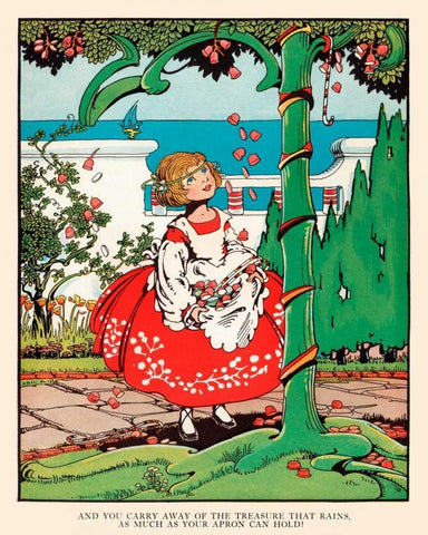 Carry Away the Treasure White Modern Wood Framed Art Print with Double Matting by Field, Eugene