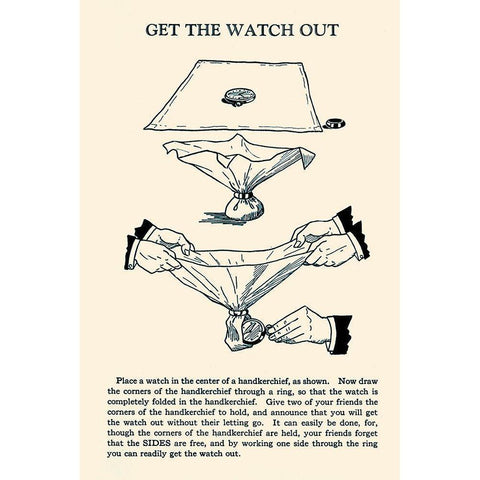 Get the Watch Out Gold Ornate Wood Framed Art Print with Double Matting by Retromagic