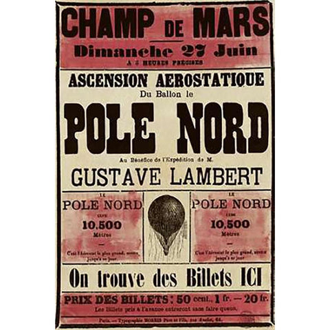 Pole Nord Black Modern Wood Framed Art Print with Double Matting by Inventions