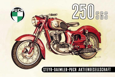 UC 250 SGS with Cutaway View Black Ornate Wood Framed Art Print with Double Matting by Unknown