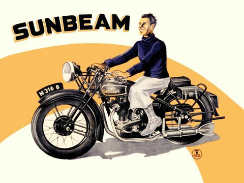 Sunbeam White Modern Wood Framed Art Print with Double Matting by Unknown