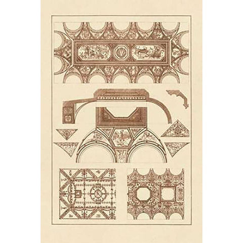 Coved Ceiling Black Modern Wood Framed Art Print with Double Matting by Buhlmann, J.