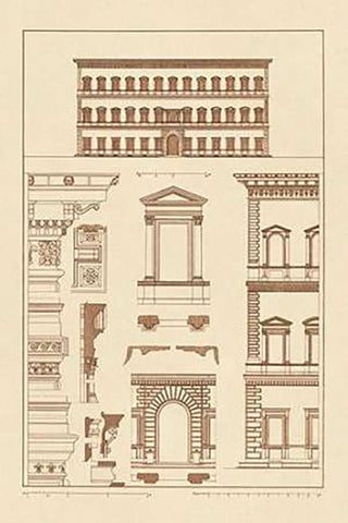 Palazzo Vendramin - Calergi at Venice White Modern Wood Framed Art Print with Double Matting by Buhlmann, J.