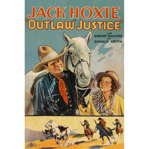 Vintage Westerns: Range Fighter - Pit of Despair White Modern Wood Framed Art Print by Unknown