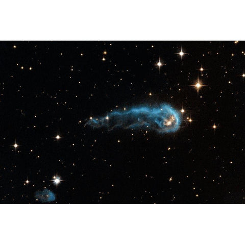 Protostar in the Cygnus Black Modern Wood Framed Art Print with Double Matting by NASA