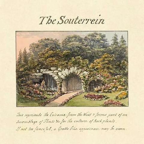 The Souterrein, 1813 White Modern Wood Framed Art Print by Repton, Humphry