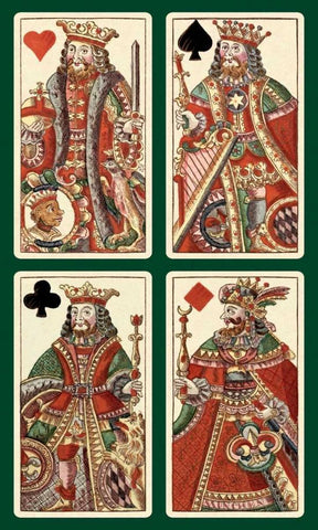 Kings - Bauern Hochzeit Deck White Modern Wood Framed Art Print with Double Matting by Gobl, Andreas Benedictus