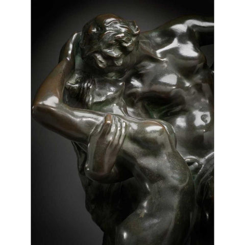 Eternal Spring, ca. 1881-1884 White Modern Wood Framed Art Print by Rodin, Auguste