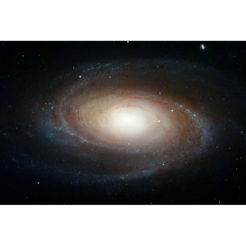 Spiral Galaxy M81 Black Modern Wood Framed Art Print by NASA