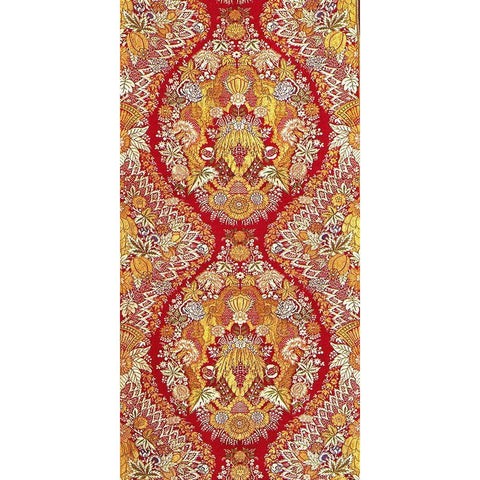 Textile With Design of Lace and Flowers White Modern Wood Framed Art Print by Artisan, Unknown 19th Century European