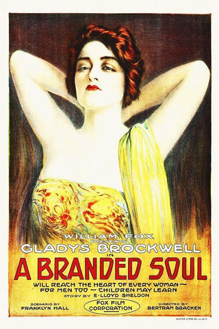 A Branded Soul White Modern Wood Framed Art Print with Double Matting by Hollywood Photo Archive