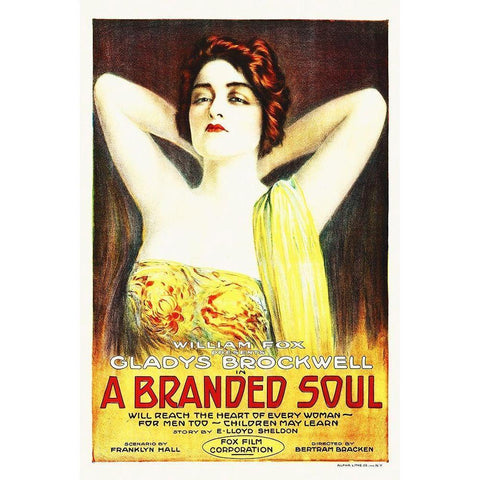 A Branded Soul Black Modern Wood Framed Art Print with Double Matting by Hollywood Photo Archive