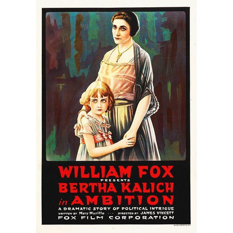 Ambition, 1916 Black Modern Wood Framed Art Print with Double Matting by Hollywood Photo Archive