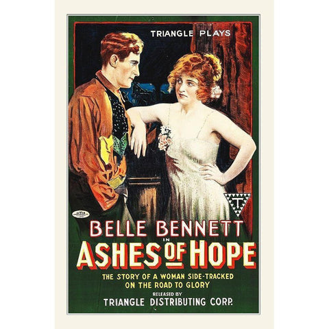 Ashes of Hope 2 White Modern Wood Framed Art Print by Hollywood Photo Archive