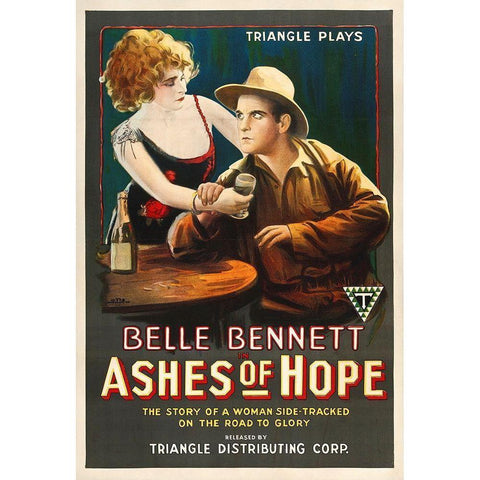 Ashes of Hope White Modern Wood Framed Art Print by Hollywood Photo Archive