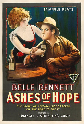 Ashes of Hope Black Ornate Wood Framed Art Print with Double Matting by Hollywood Photo Archive