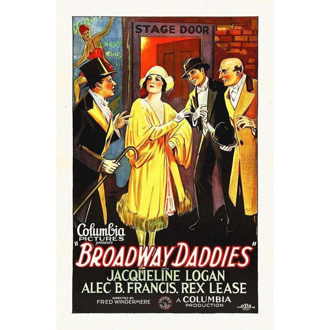 Broadway Daddies Gold Ornate Wood Framed Art Print with Double Matting by Hollywood Photo Archive