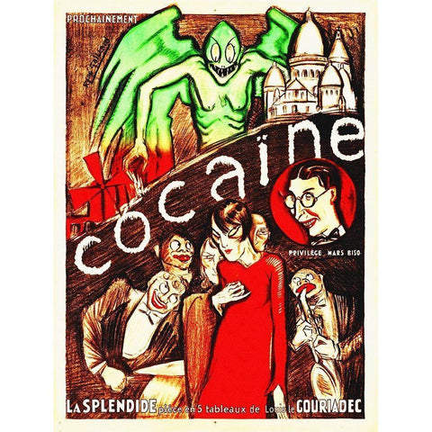 Cocaine White Modern Wood Framed Art Print by Hollywood Photo Archive