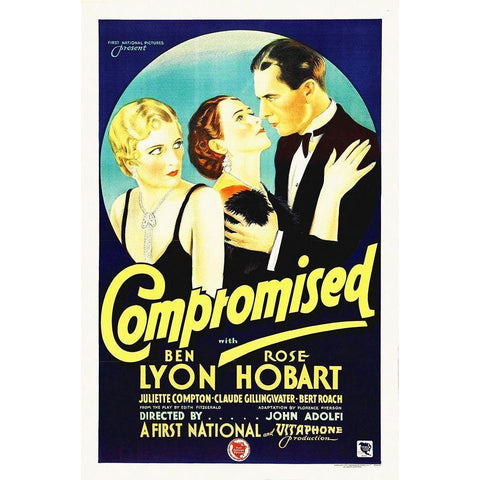 Compromised White Modern Wood Framed Art Print by Hollywood Photo Archive