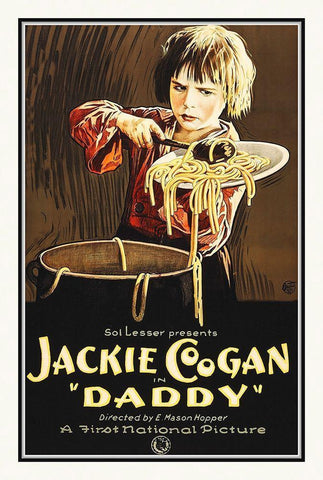 Daddy, 1923 Black Ornate Wood Framed Art Print with Double Matting by Hollywood Photo Archive