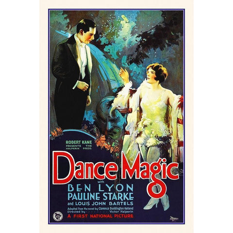 Dance Magic, 1927 Black Modern Wood Framed Art Print with Double Matting by Hollywood Photo Archive