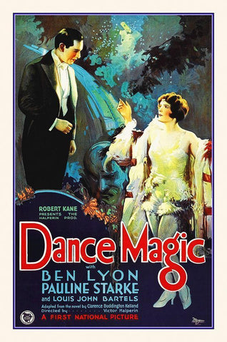 Dance Magic, 1927 White Modern Wood Framed Art Print with Double Matting by Hollywood Photo Archive