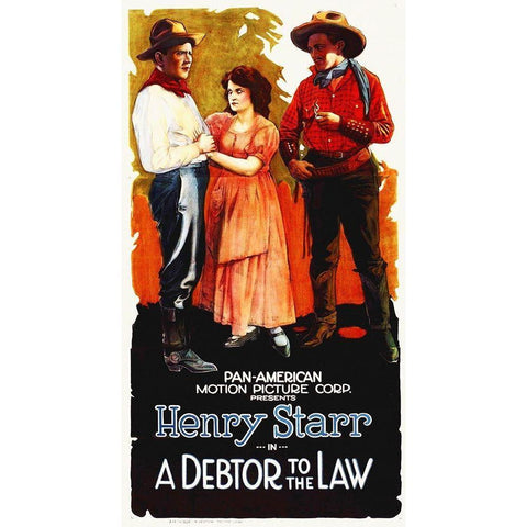 Debtor To The Law White Modern Wood Framed Art Print by Hollywood Photo Archive