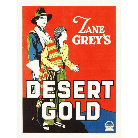 Desert Gold Gold Ornate Wood Framed Art Print with Double Matting by Hollywood Photo Archive