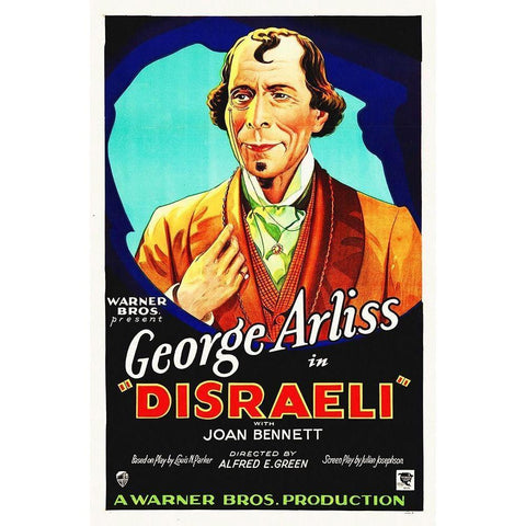 Disraeli, 1929 White Modern Wood Framed Art Print by Hollywood Photo Archive