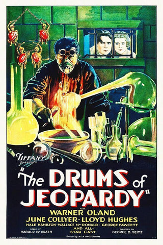 Drums of Jeapody Black Ornate Wood Framed Art Print with Double Matting by Hollywood Photo Archive