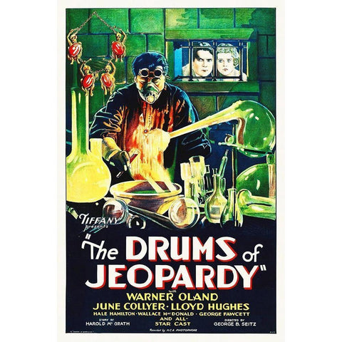 Drums of Jeapody Gold Ornate Wood Framed Art Print with Double Matting by Hollywood Photo Archive