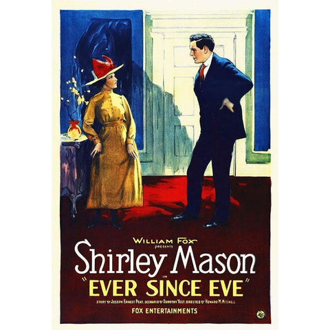 Ever Since Eve, 1921 Black Modern Wood Framed Art Print with Double Matting by Hollywood Photo Archive