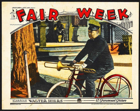 Fair Week Black Ornate Wood Framed Art Print with Double Matting by Hollywood Photo Archive