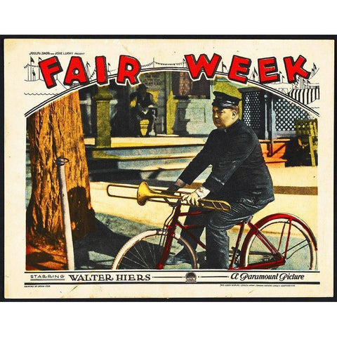 Fair Week Gold Ornate Wood Framed Art Print with Double Matting by Hollywood Photo Archive