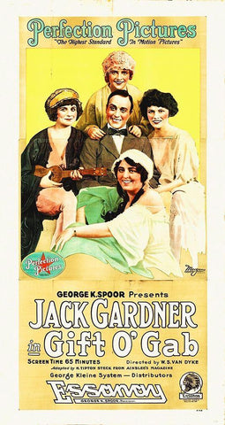 Gift O Gab Black Ornate Wood Framed Art Print with Double Matting by Hollywood Photo Archive