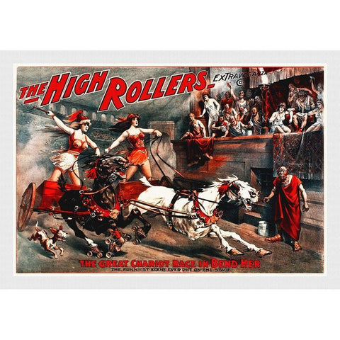 High Rollers Gold Ornate Wood Framed Art Print with Double Matting by Hollywood Photo Archive