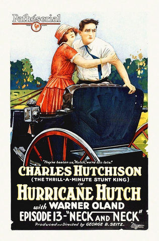 Hurricane Hutch, with Warner Oland, 1929 White Modern Wood Framed Art Print with Double Matting by Hollywood Photo Archive