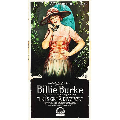 Lets Get A Divorce White Modern Wood Framed Art Print by Hollywood Photo Archive