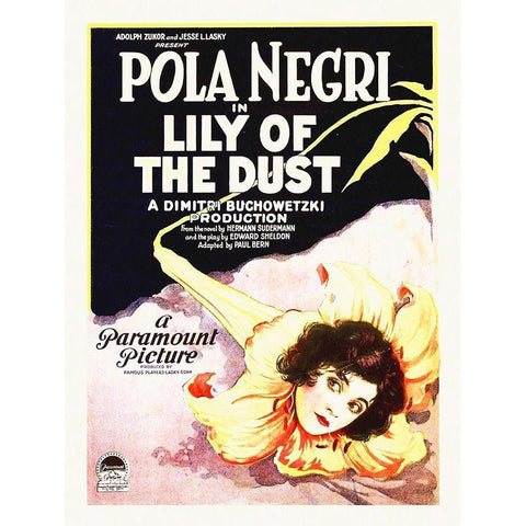 Lily of the Dust, 1924 Gold Ornate Wood Framed Art Print with Double Matting by Hollywood Photo Archive