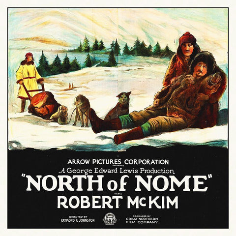 North of Nome Black Ornate Wood Framed Art Print with Double Matting by Hollywood Photo Archive