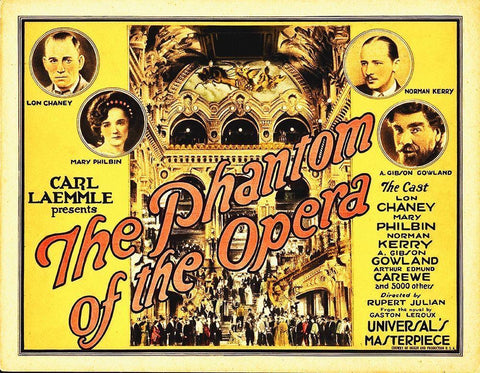 Phantom 2 Black Ornate Wood Framed Art Print with Double Matting by Hollywood Photo Archive