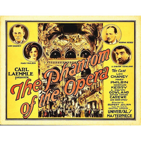 Phantom 2 Gold Ornate Wood Framed Art Print with Double Matting by Hollywood Photo Archive