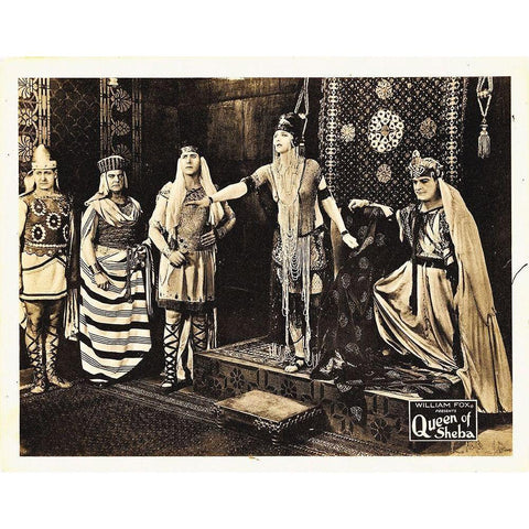 Queen of Sheba Black Modern Wood Framed Art Print with Double Matting by Hollywood Photo Archive