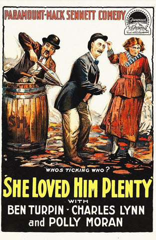 She Loved Him Plenty Black Ornate Wood Framed Art Print with Double Matting by Hollywood Photo Archive