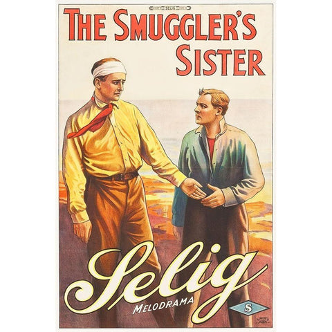 Smugglers Sister White Modern Wood Framed Art Print by Hollywood Photo Archive
