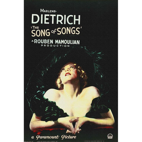 Song of Songs, 1933 Gold Ornate Wood Framed Art Print with Double Matting by Hollywood Photo Archive